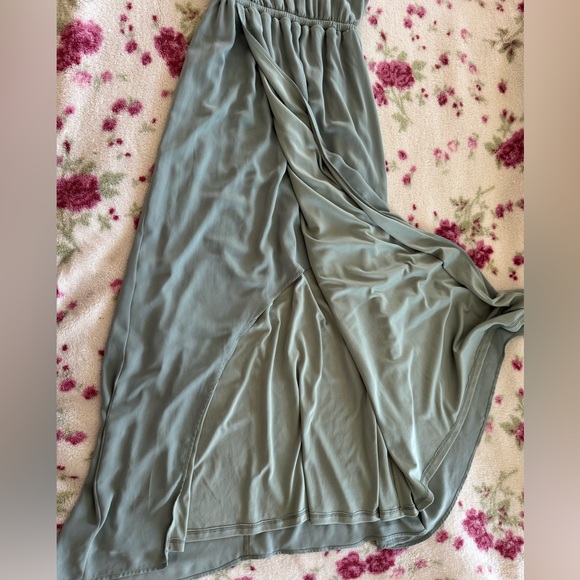 Show Me Your MuMu Women’s S Green Dress Wedding Homecoming Party Bridesmaid - Picture 3 of 7